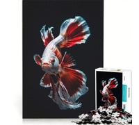 Puzzle da 1000 pezzi per adulti con pesci Betta colorati, gioco educativo, difficile, ideale come regalo di compleanno o per occasioni speciali 50x75cm