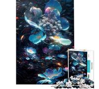 Puzzle da 1000 pezzi per adulti con petali di prugna traslucidi giocattolo antistress ideale come regalo di compleanno o per tutta la famiglia (dimensioni 38x26cm)