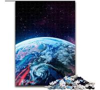 Puzzle da 1000 pezzi per adulti con pianeta cosmico colorato, realizzato in legno, un regalo perfetto per il divertimento in famiglia, 50x75cm, per feste, compleanni e serate di giochi in famiglia