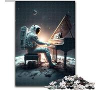 Puzzle da 1000 pezzi per adulti con pianoforte nello spazio, puzzle in cartone, gioco interattivo per famiglie, decorazione fai da te per la casa, sfida mentale, regalo da 1000 pezzi(26x38cm)