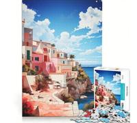 Puzzle da 1000 pezzi per adulti con poster artistico di Minorca gioco impossibile attività divertenti da fare in casa adatto come decorazione da scrivania 50x75cm