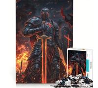 Puzzle da 1000 pezzi per adulti con poster di un cavaliere medievale gioco educativo difficile ideale come regalo di compleanno o per occasioni speciali 50x75cm