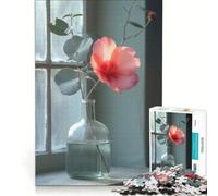 Puzzle da 1000 pezzi per adulti con primi piani di fiori in fiore, gioco educativo, difficile e stimolante, ideale come regalo 38x52cm