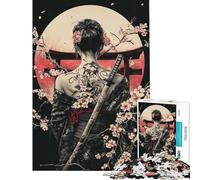 Puzzle da 1000 pezzi per adulti con protagonista una geisha samurai un gioco difficile e stimolante per la decorazione della casa un giocattolo educativo per ragazzi dai 14 anni in su (38x52cm)