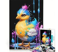 Puzzle da 1000 pezzi per adulti con pulcino birichino, gioco divertente, interazione genitore-figlio, gioco stimolante, regalo 50x75cm