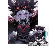 Puzzle da 1000 pezzi per adulti con ragazza anime dalle ali di corvo gioco per famiglie gioco educativo sfida giocattolo ottimo regalo e antistress (dimensioni 75x50cm)