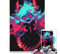 Puzzle da 1000 pezzi per adulti con ragazza mostro anime, gioco rompicapo, antistress, ogni pezzo è unico 38x26cm