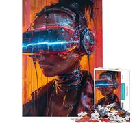 Puzzle da 1000 pezzi per adulti con realtà virtuale e luminosità ideale per allenare il cervello e migliorare la memoria Gioco educativo per maggiori di 14 anni (38x26cm)