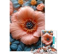 Puzzle da 1000 pezzi per adulti con ricamo a bouquet floreale Gioco pratico di analisi e logica compleanno e Natale (dimensioni 38x26cm)