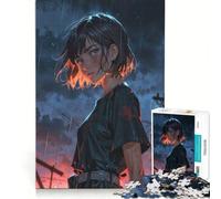 Puzzle da 1000 pezzi per adulti con riflesso sotto la pioggia gioco rilassante decorazione per la casa ideale come regalo per tutta la famiglia 38x52cm