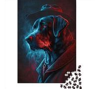 Puzzle da 1000 pezzi per adulti con risolutore di crimini canini, puzzle per adulti, regalo di Halloween dai 14 anni in su, 1000 pezzi (75x50 cm)