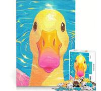 Puzzle da 1000 pezzi per adulti con ritratto di anatroccolo, gioco educativo, allena la mente e la mano, migliora l'amore tra le coppie 38x52cm