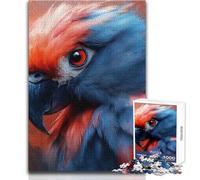 Puzzle da 1000 pezzi per adulti con ritratto di pappagallo colorato, decorazione per la casa, giocattoli fai da te per bambini dai 14 anni in su (dimensioni 38x26cm)