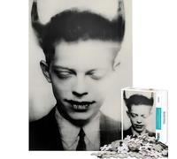 Puzzle da 1000 pezzi per adulti con ritratto di ragazzo diabolico gioco impossibile gioco educativo sfida giocattolo divertente regalo migliora la memoria (dimensioni 50x75cm)