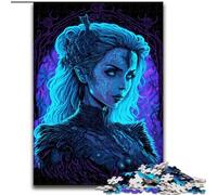 Puzzle da 1000 pezzi per adulti con ritratto gotico. Puzzle da 1000 pezzi per adulti, ideale per il divertimento in famiglia. Regalo perfetto per feste e compleanni (dimensioni 50x75cm).