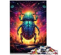 Puzzle da 1000 pezzi per adulti con scarabei della galassia, giocattolo da gioco impegnativo per l'intelligenza del cervello, giocattolo che crea dipendenza, 26 x 38 cm