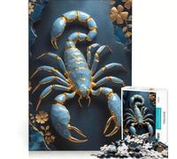 Puzzle da 1000 pezzi per adulti con scorpione Kintsugi gioco pratico attività divertenti da fare a casa ideale come regalo per tutta la famiglia 38x26cm