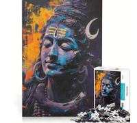 Puzzle da 1000 pezzi per adulti con Shiva cosmico, gioco divertente, analisi e logica, adatto come decorazione da scrivania 38x26cm