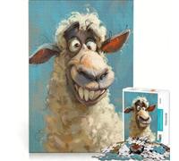Puzzle da 1000 pezzi per adulti con simpatiche pecorelle ideale per giochi in famiglia per allenare mente e manualità Perfetto come regalo per tutta la famiglia 38x52cm
