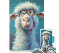 Puzzle da 1000 pezzi per adulti con simpatiche pecorelle ideale per giochi in famiglia per allenare mente e manualità Perfetto come regalo per tutta la famiglia 38x26cm
