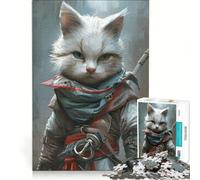 Puzzle da 1000 pezzi per adulti con simpatici gatti assassini, giochi per famiglie, divertenti e umoristici, sfida unica 38x26cm