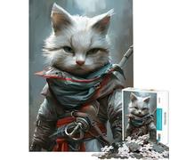 Puzzle da 1000 pezzi per adulti con simpatici gatti assassini gioco rilassante ed educativo ideale come regalo per donne (dimensioni 38x26cm)