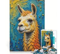 Puzzle da 1000 pezzi per adulti con simpatici lama, un gioco divertente e stimolante che rafforza il legame di coppia 38x52cm