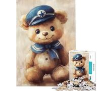 Puzzle da 1000 pezzi per adulti con simpatici orsetti da dipingere gioco rompicapo per adulti regalo di compleanno ideale per tutta la famiglia (dimensioni 38x52cm)