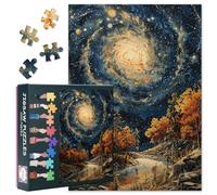 Puzzle da 1000 pezzi per adulti con sistema solare galassia puzzle per adulti sfidante per tutta la famiglia, puzzle rilassante con bellissimo paesaggio, 50 cm x 70 cm