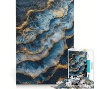 Puzzle da 1000 pezzi per adulti con soggetto "Onde dorate sulla spiaggia", ideale per rilassarsi, decorare la casa o come regalo per tutta la famiglia 50x75cm