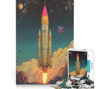 Puzzle da 1000 pezzi per adulti con sonda Kepler Nexus giochi rilassanti assemblaggio di modelli lista dei desideri con Babbo Natale 38x52cm