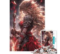 Puzzle da 1000 pezzi per adulti con spada e angelo attività divertenti da fare a casa un'opera d'arte un rompicapo per ragazzi dai 14 anni in su (38x52cm)