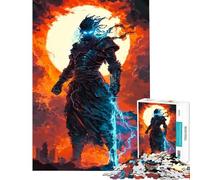 Puzzle da 1000 pezzi per adulti con spada samurai e fulmine Aiuta ad allenare la mente è un'attività per tutta la famiglia e un gioco educativo adatto a partire dai 14 anni (50x75cm)