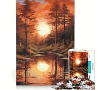 Puzzle da 1000 pezzi per adulti con splendido paesaggio naturale, gioco rompicapo, difficile, ideale per rafforzare l'amore di coppia 38x52cm