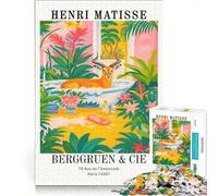 Puzzle da 1000 pezzi per adulti con stampa artistica di un'antilope nella vasca da bagno, gioco educativo, rilassante e stimolante per la mente, ottimo regalo per gli appassionati di videogiochi