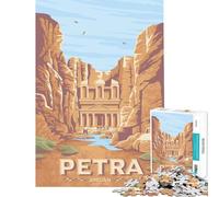Puzzle da 1000 pezzi per adulti con stampa di Petra Jordan gioco pratico e stimolante per la mente regalo di compleanno (dimensioni 50x75cm)