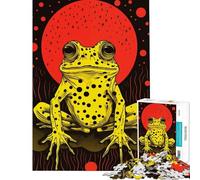 Puzzle da 1000 pezzi per adulti con stampa Riso rana divertente difficile e stimolante gioco educativo pratico per ragazzi dai 14 anni in su (50x75cm)