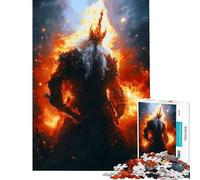 Puzzle da 1000 pezzi per adulti con Svarog dio slavo ideale per stimolare la mente decorare la casa e creare un gioco educativo per ragazzi dai 14 anni in su (38x52cm)