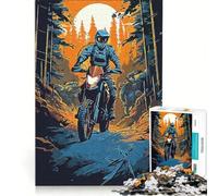 Puzzle da 1000 pezzi per adulti, con tema Alla conquista dei sentieri della foresta, gioco pratico, antistress, compleanno e Natale 38x26cm