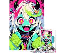 Puzzle da 1000 pezzi per adulti con tema anime Monster Girl impegnativo da completare ideale per le vacanze a casa per passare il tempo in modo rilassante un giocattolo antistress adatto a persone