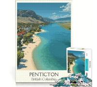 Puzzle da 1000 pezzi per adulti con tema British Columbia, ideale per viaggi, giochi per famiglie, passatempo per le vacanze in casa, regali unici per compleanni e Natale 38x52cm