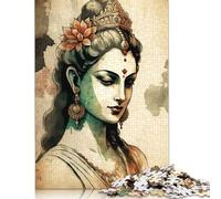 Puzzle da 1000 pezzi per adulti con tema Dio Devi e l'Induismo, regali di Natale, puzzle per adulti, puzzle per attività in famiglia, 1000 pezzi (75x50 cm)