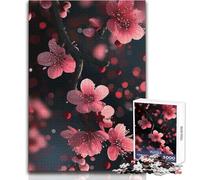 Puzzle da 1000 pezzi per adulti con tema "Fiori di ciliegio in Giappone", gioco creativo per la risoluzione dei problemi, idea regalo memorabile e sentita, dimensioni 50x75cm