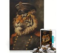Puzzle da 1000 pezzi per adulti con tema Guerra e Tigre giocattolo educativo per allenare mente e mani ideale come regalo di Natale o compleanno 50x75cm