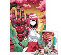 Puzzle da 1000 pezzi per adulti con tema Mecha Ninja Girl divertente attività da fare a casa gioco educativo per migliorare la memoria adatto a partire dai 14 anni (38x52cm)