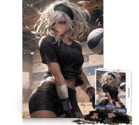 Puzzle da 1000 pezzi per adulti con tema pallavolo universitaria in stile anime, ideale per lo sviluppo cognitivo e il tempo libero Unisciti a noi per un Natale gioioso (50x75cm)