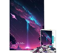 Puzzle da 1000 pezzi per adulti con tema "Pioggia di meteore" sfida per l'intelligenza e la mente gioco avvincente impossibile da realizzare decorazione da parete regalo perfetto (dimensioni 75x50cm)