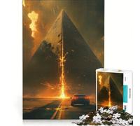 Puzzle da 1000 pezzi per adulti con tema Piramide dell'Apocalisse gioco rilassante decorazione per la casa ideale come regalo per tutta la famiglia 38x52cm