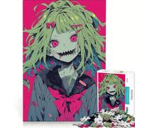 Puzzle da 1000 pezzi per adulti con tema ragazza mostro anime, gioco interattivo, allena la mente e la manualità, ogni pezzo è unico 38x26cm
