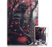 Puzzle da 1000 pezzi per adulti con tema Samurai Sakura, gioco creativo per la risoluzione dei problemi, idea regalo memorabile e sentita, dimensioni 50x75cm